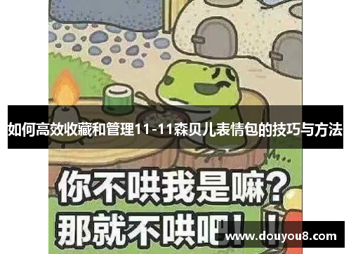 如何高效收藏和管理11-11森贝儿表情包的技巧与方法